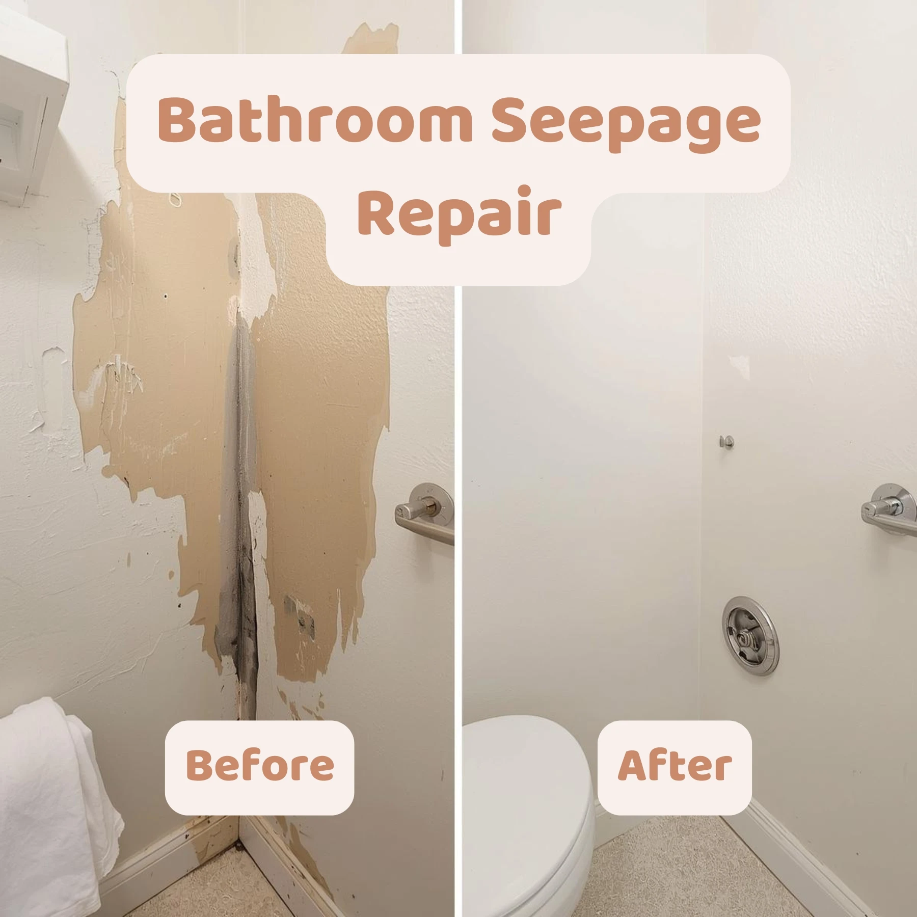 Bathroom Seepage Repair
